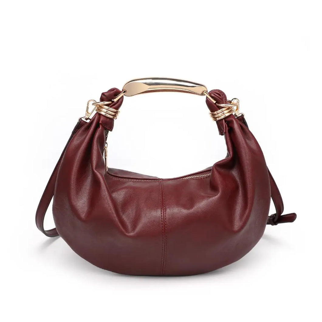 Carrie Crossbody in Wine