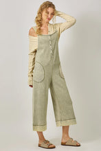 Washed Thermal Jumpsuit in Washed Sage