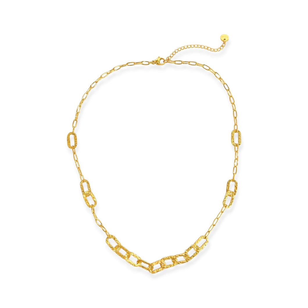 Gold Water Resistant Chain Necklace