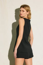 Black Suit Romper