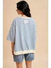 Striped French Terry Top