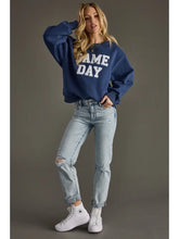Blue and White Game Day Sweatshirt