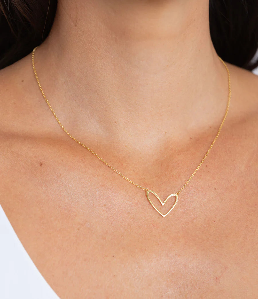 Abigail Open Heart Necklace