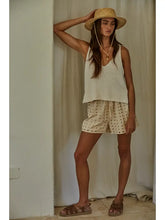 Knit Sweater Cotton V-Neck Sleeveless Tank Top With Side Slits