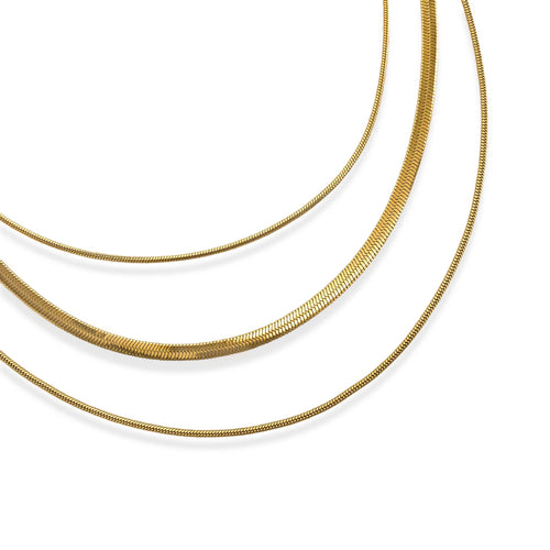 Layered Gold Necklace