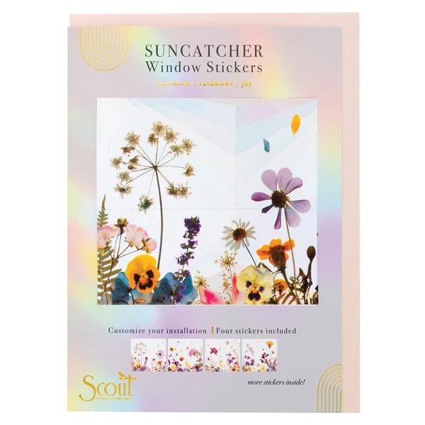 Pressed Flowers Suncatcher Stickers