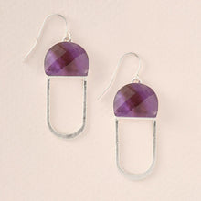 Modern Stone Chandelier Earring