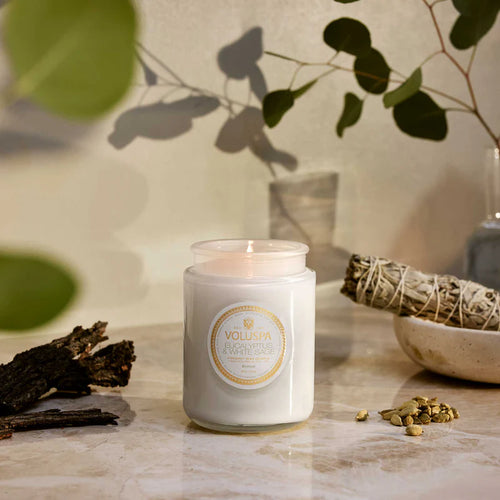 Eucalyptus White Sage - Large Jar Candle - Voluspa