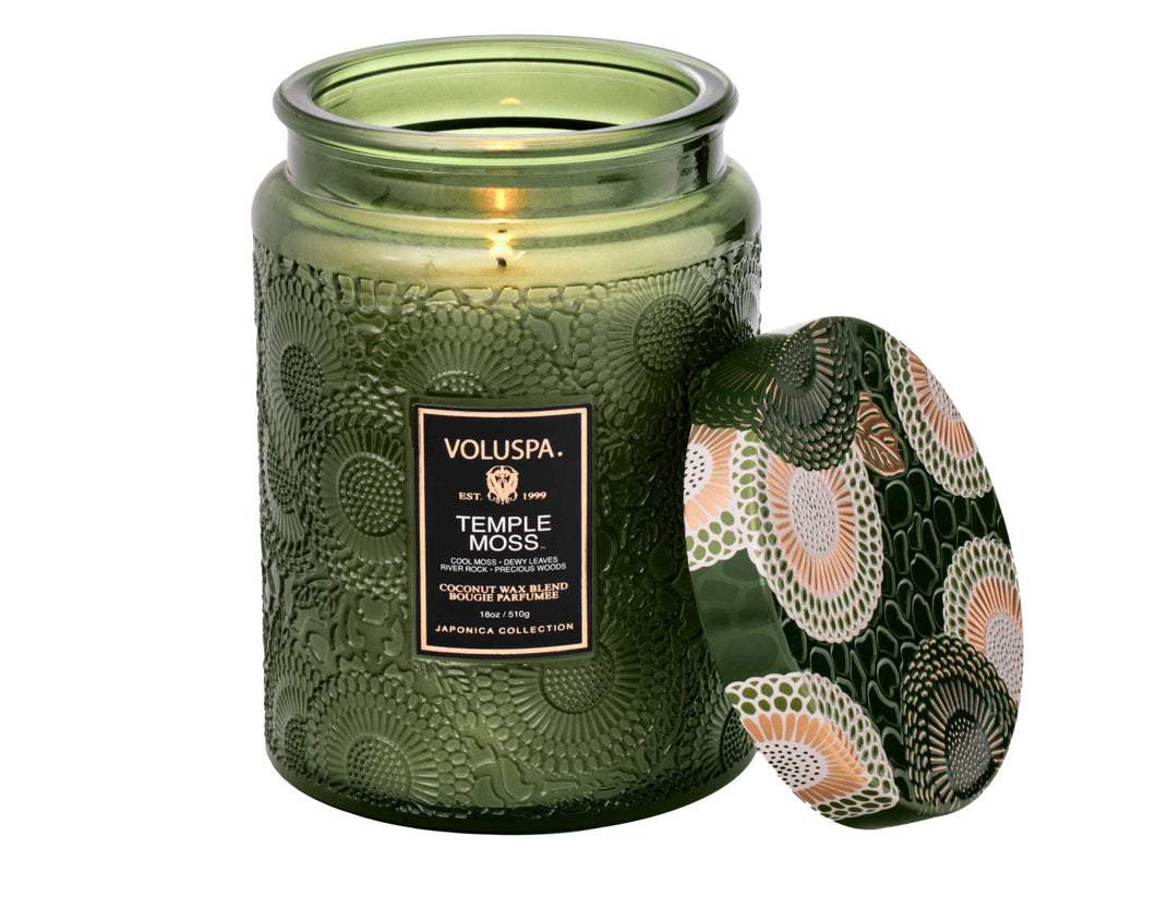 Temple Moss Large Candle