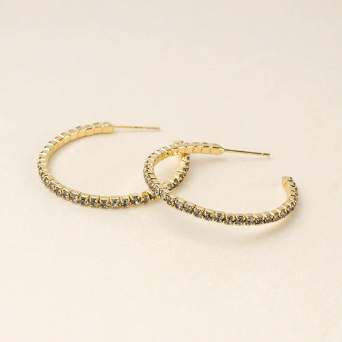 Sparkle and Shine Rhinestone Hoop