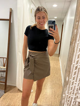 Cocoa Brown Mini Skirt