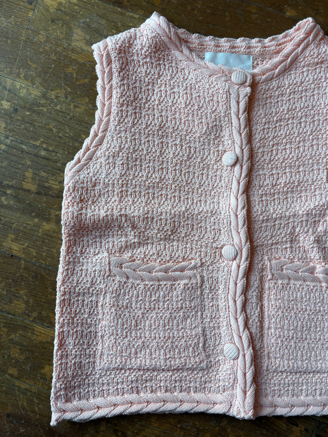 Sleeveless Sweater Top