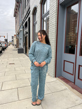 Lakegirl Hacci Lounge Sweatpants in Dark Teal