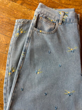 Embroidery Barrel Pants