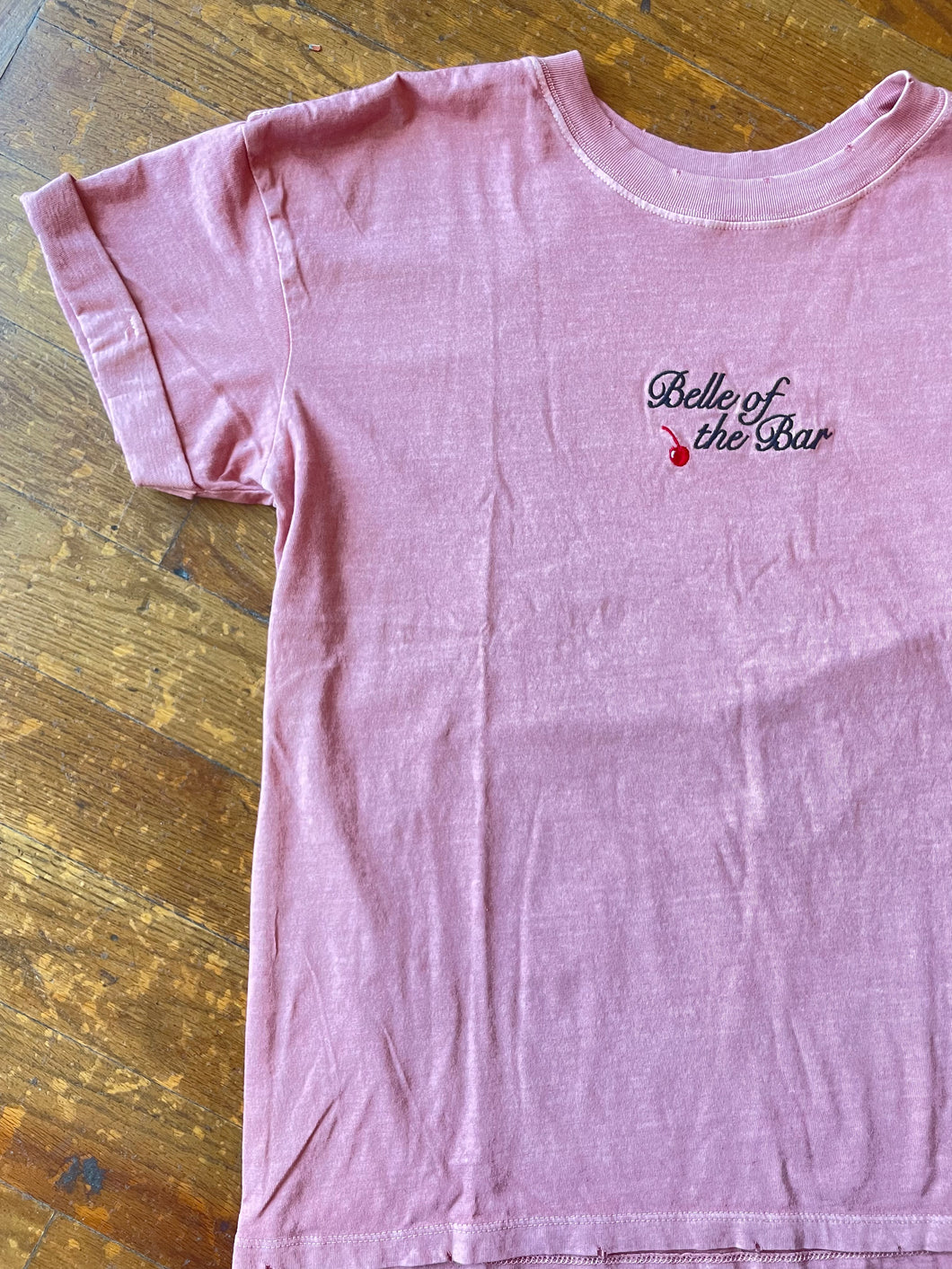 Belle Dusty Pink Boyfriend Tee