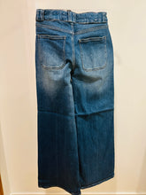 Medium Wash Wide Leg Stretch Denim