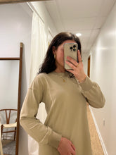 Seamed Sweatshirt Dress in Puddle