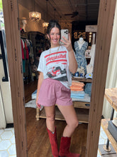 Gingham Shorts With Elastic Waistband