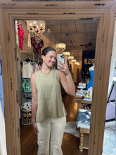 Peplum Tank in Puddle