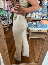 High Rise 33” Inseam Wide Comfort Flare with Seams