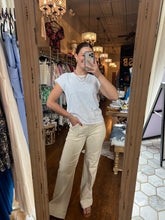 High Rise 33” Inseam Wide Comfort Flare with Seams