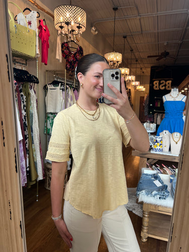 Half Sleeve Crew Tee