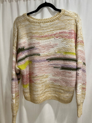 Multi-Color Melange Sweater