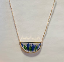 Natural Pressed Flowers and Botanicals Necklace