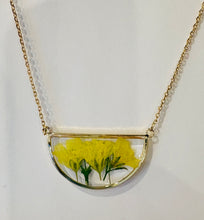 Natural Pressed Flowers and Botanicals Necklace