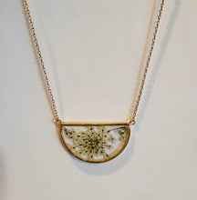 Natural Pressed Flowers and Botanicals Necklace