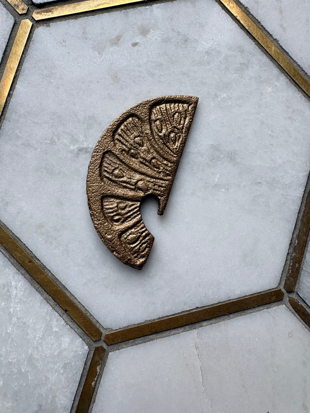 Metal Lemon Slice Shaped Bottle Opener