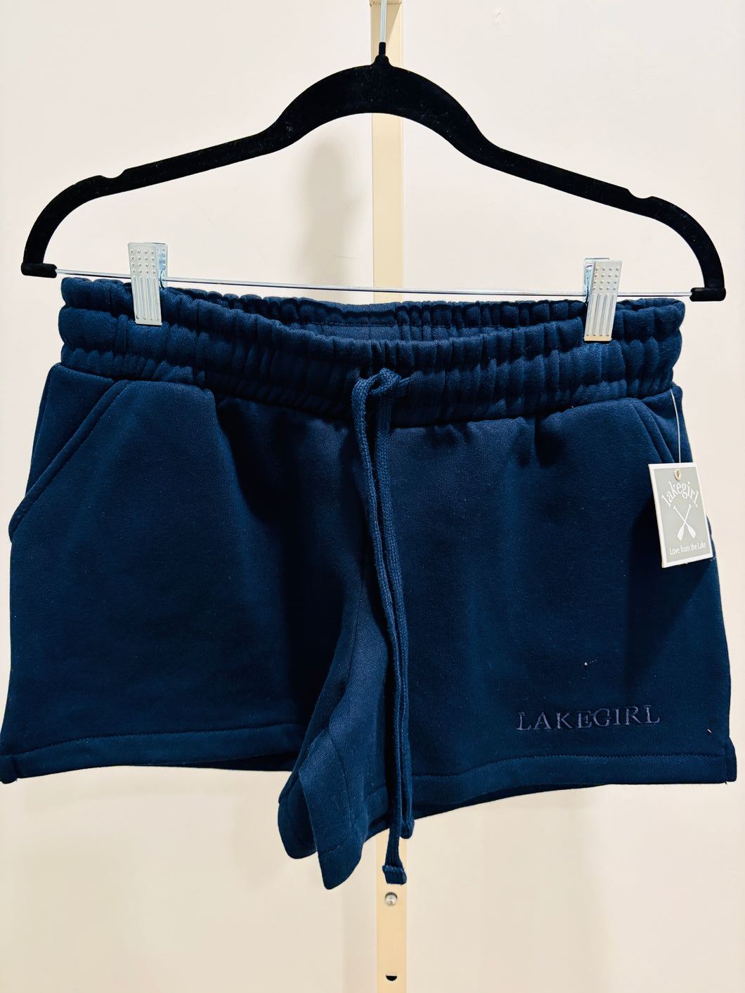 Cloud Fleece Short with Lakegirl Embroidery