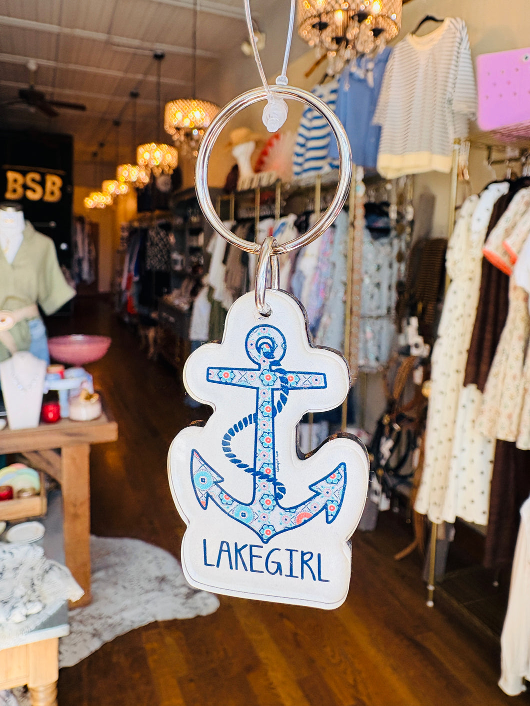 Wish List Anchor Acrylic Keychain