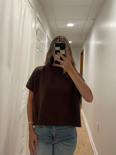 Dropped Shoulder Sweater Top