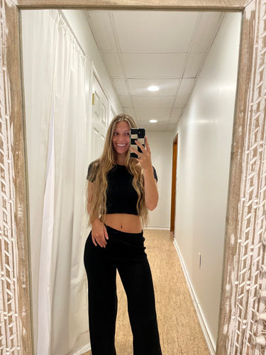 Straight Leg Sweater Pants