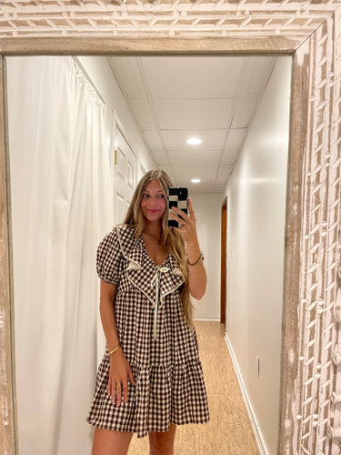 Gingham Mini Dress
