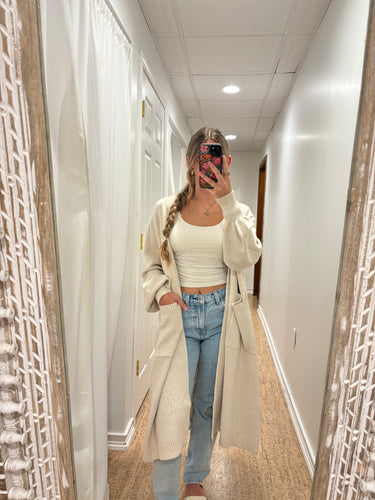 Balloon Sleeve Cardigan