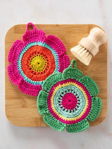 Daisy Crochet Dishcloths