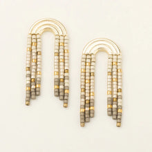 Chromacolor Miyuki Rainbow Fringe Earring