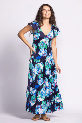 Scheana Maxi Dress in Blue