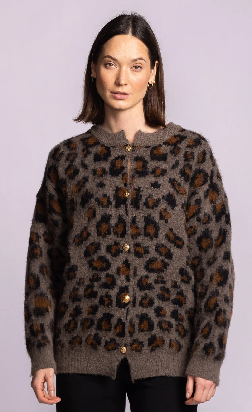 Cove Sweater Cheetah Print