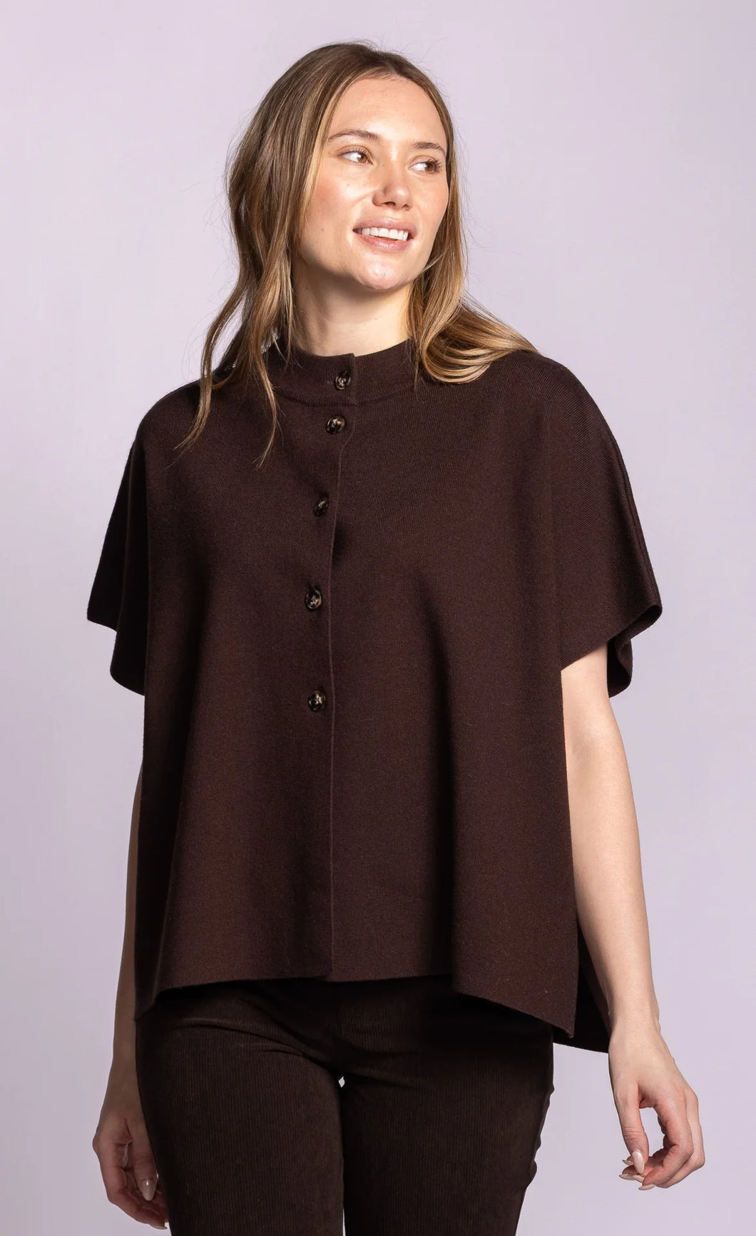 Melrose Sweater in Dark Brown