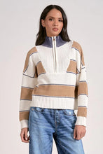 Sloan Sweater in Camel Stripe