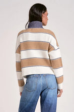 Sloan Sweater in Camel Stripe
