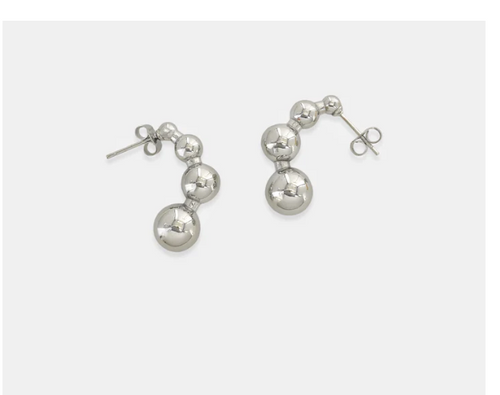 Stainless Steel Huggie Earrings
