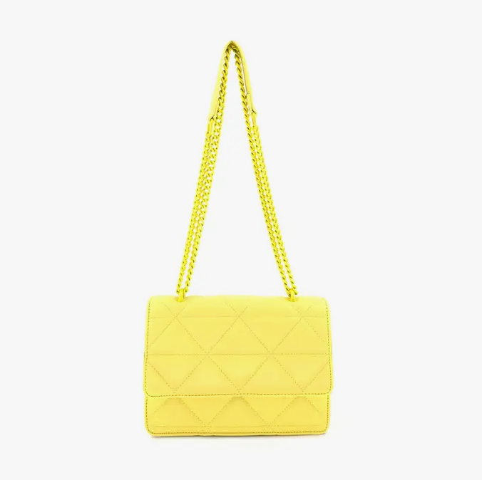 Yellow Chained Bag
