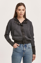 Carly Cropped Zip Up