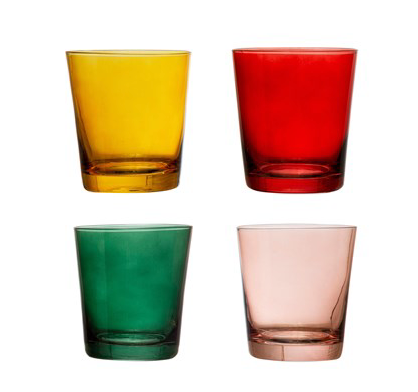 Low Ball Drinking Glasses