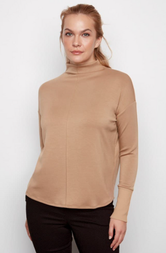 Latte Turtle Neck Long Sleeve