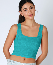 Double Lace Square Crop Top